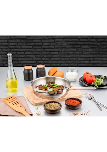 Özlife Polo Sade 28 Cm Tekli Tava- 490