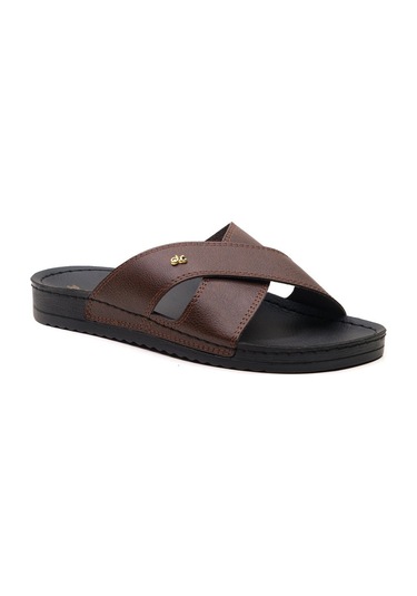 Carlaverde Anatomic Erkek Terlik 140160 Kahve Kahverengi