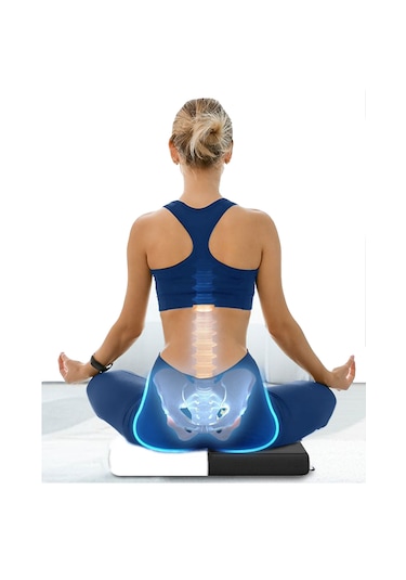 Kare Visko Oturma Yoga & Araç Oturma Minderi Lacivert