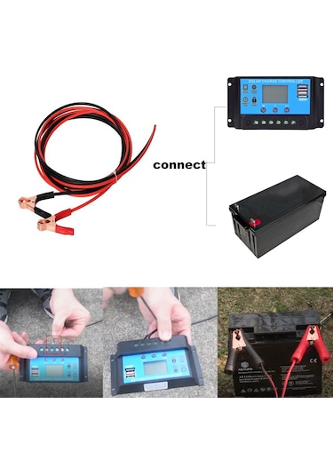 Jzcat Güneş Paneli Kontrol Cihazı 12v24v Otomatik Uyarlanabilir Kontrol Cihazı-60a