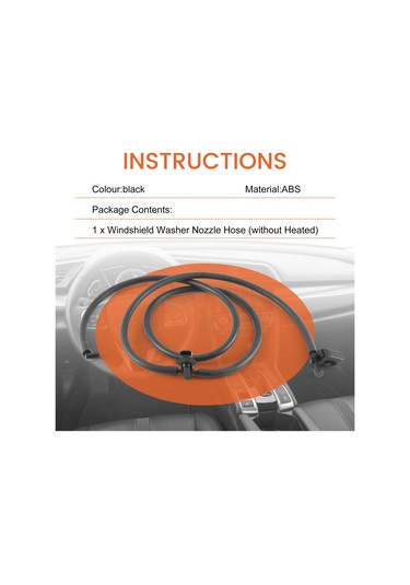 Yeni Ön Cam Ön Cam Yıkama Nozulu Jet Hortumu A1698600492