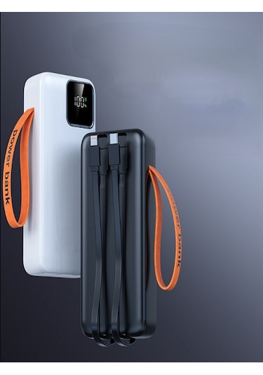 Kendinden Kablolu 30.000 Mah Powerbankk