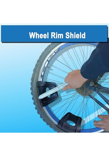 Mufunye Motosiklet Jant Koruyucu Nylon Lastik Değişim Aracı - Çiftli Siyah, Çizik Ve Değirmendere Koruması, Atv/dirt Bike Uyumlu