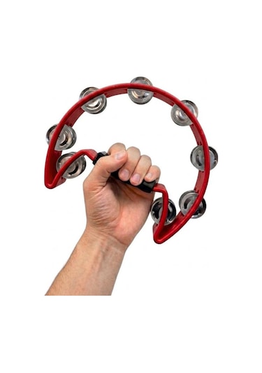 Temel Yarım Ay Tef 16 Zilli Kırmızı 21.5 Cm By11-12