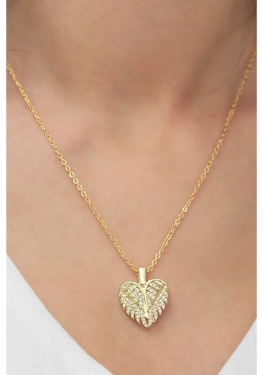 Kişiye Özel Gizli İsim Yazılı Aşkın Kanatları Açılan Kalpli Kolye Bbk55 Çok Renkli