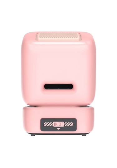 Divoom Ditoo-Mic Pembe Karaoke Mikrofonlu Piksel LED Ekranlı Uygulama Kontrollü Akıllı Bluetooth Hoparlör