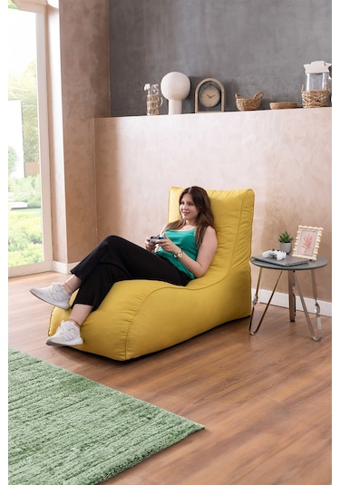 Good Night Yıkanabilir Mocca Dinlenme & Aktivite Tv Koltuğu Sarı
