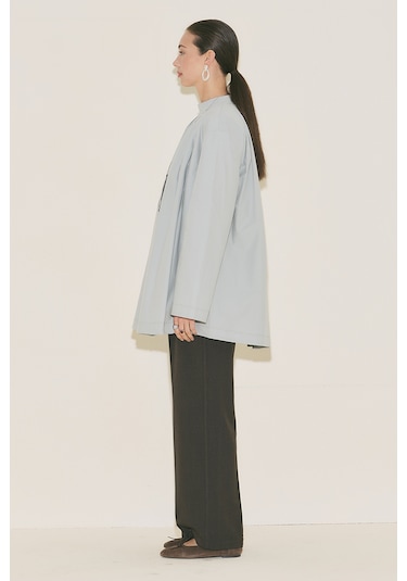 Manuka Pliseli Tunik Mavi Ss26tnk00004-22 Mavi