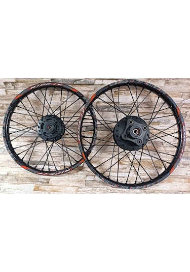 Ride İt Komple Takım Jant 120x19 / 120x17 Diskli Model ,siyah-siyah