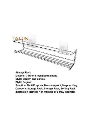 Gümüş 2/4 Adet Depolama Rafı Duvara Monte Çok Fonksiyonlu Karbon Çelik Uygun Ev Dolap Baharat Organizatör Raf Mutfak Malzemeleri 4 Gümüş