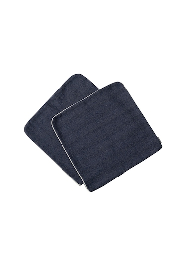 Mudo Home Grace 2'li Kırlent Kılıfı Lacivert 45x45