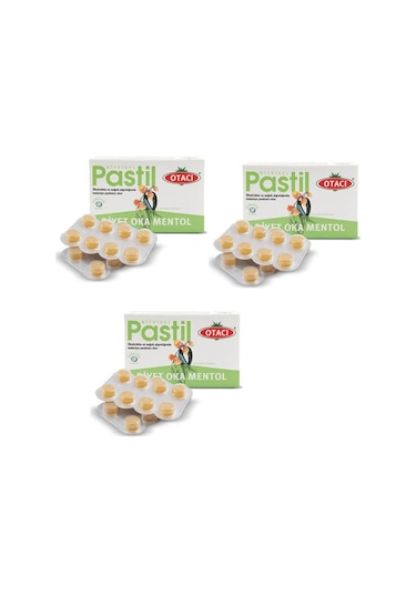 Otacı Pastil Oka Mentol  16'lı - 3 Adet-