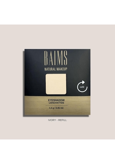 Baims Eyeshadow Yeniden Dolum Göz Farı 10 Ivory