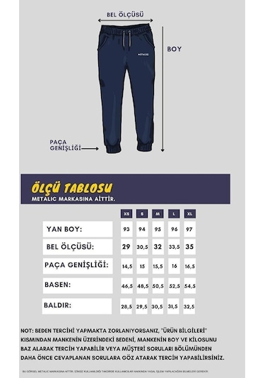 MMetalic Kadın Lacivert Klasik Cepli Eşofman Altı Antrasit