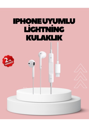 Konforlu Ergonomik Kare Tasarımlı Müzik Ve Çağrı Kulaklığı