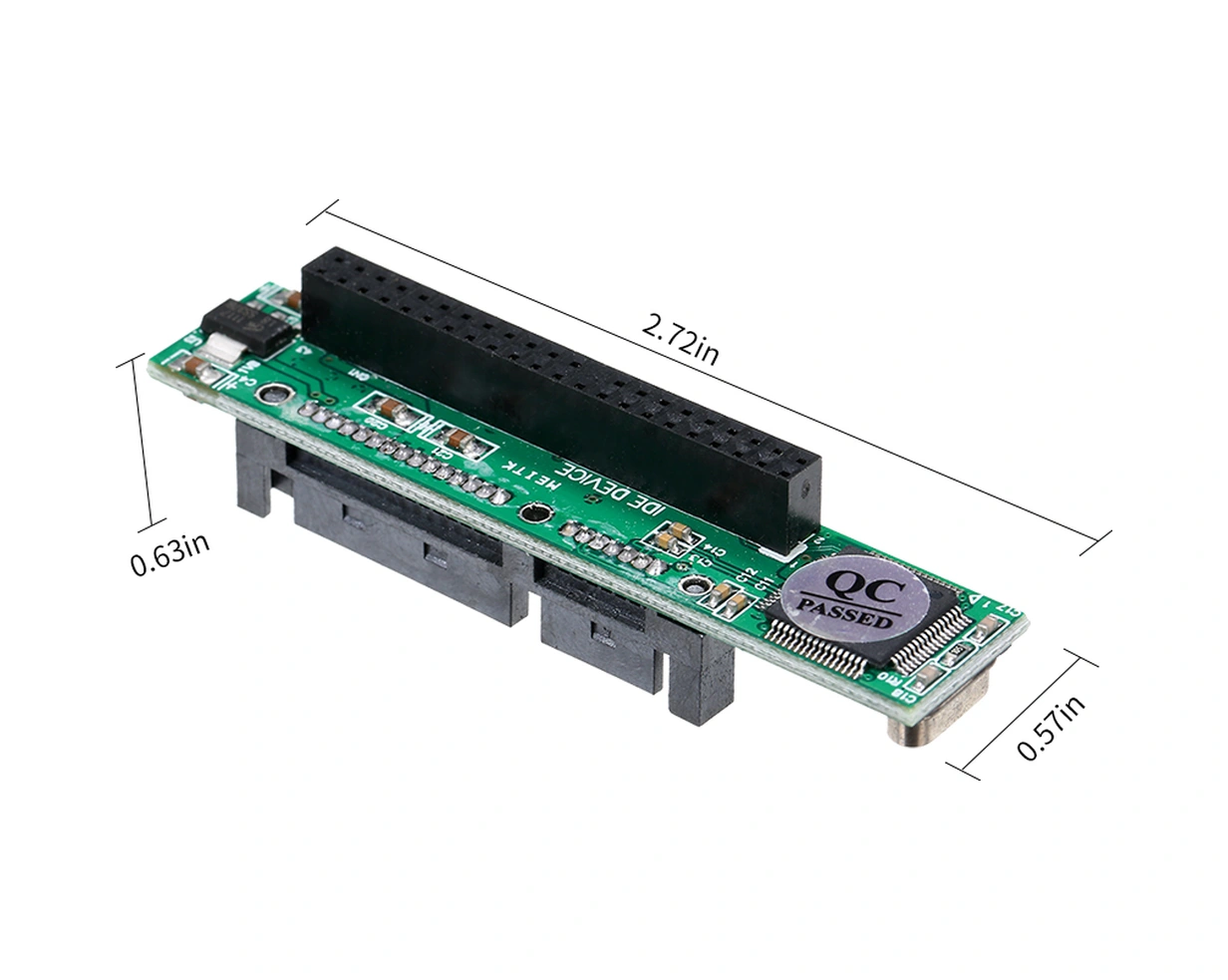 Qingmipy 2.5 İnç Dizüstü Bilgisayar 44pin Ide Sabit Diski, Masaüstü İçin Sata Dönüştürücü Adaptörü