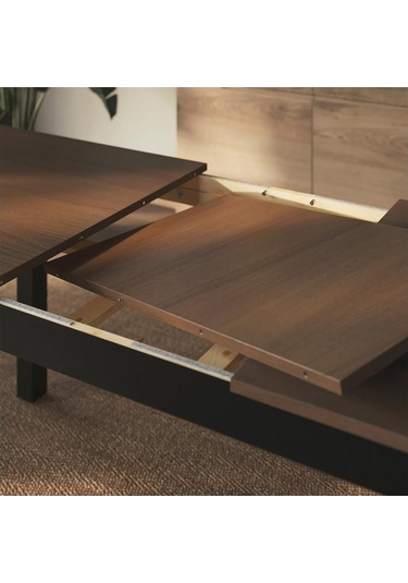 Ikea Siyah Modern Yemek Masası - Açılır Yemek Masası