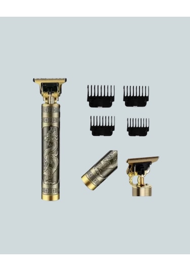 Şarjlı Titanyum Bıçaklı Saç Ve Sakal Kesme Makinesi