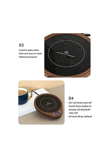 Termostatik Altlık Üç Hızlı Ayarlanabilir Termal Ped İngiltere Fişi Diğer