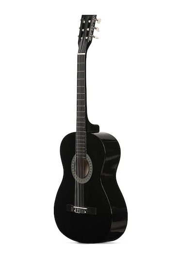 Siyah Gitar - 4/4 Boy Öğrenci Gitarı Kılıf Ve Pena Hediye