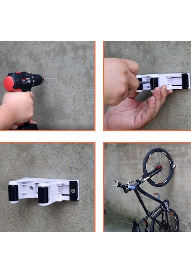 Sones Deemount Rck-051 Yol Bisikleti Park Tokası Duvar Kancası Dağ Bisikleti Park Tokası Siyah