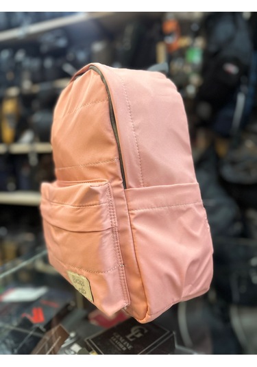 Bagslab Pembe Su Geçirmez Kumaş Sırt Çantası 1069 Pembe