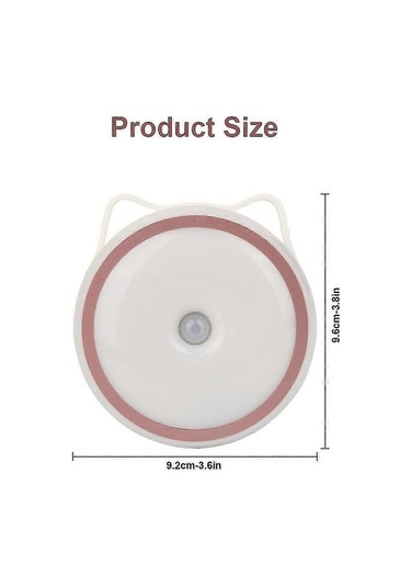 Opulentliving Hareket Ve Işık Sensörü Led Çocuk Gece Lambası, Usb Şarjlı Çok Renkli Çok Renkli