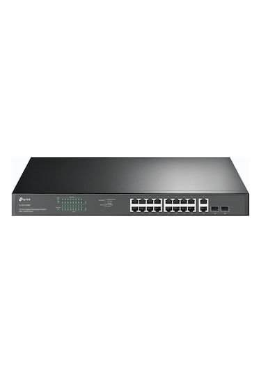 TP-Link TL-SG1218MP 16 Port 10/100/1000 Mbps PoE+ 2 Port SFP Gigabit Switch