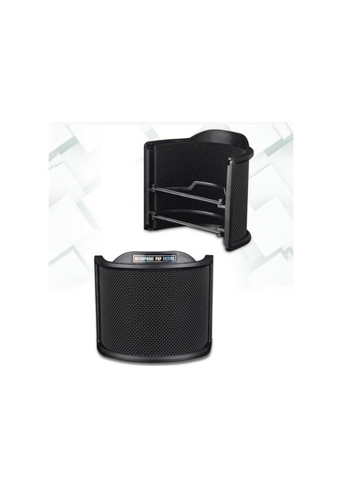 Homyl Video Studio Için U Şekilli Mikrofon Pop'ları Filtre Ön