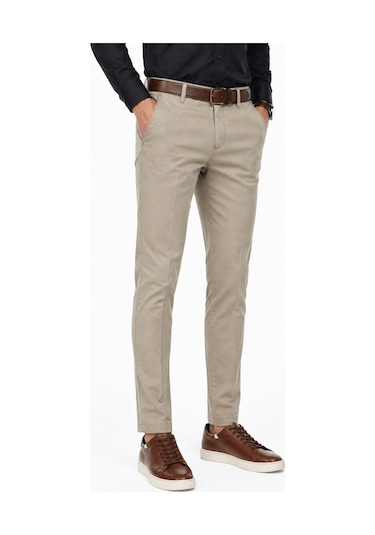 Amaro Erkek Kanvas Pantolon Regular Kalıp Yazlık Bgl-st05392 Taş