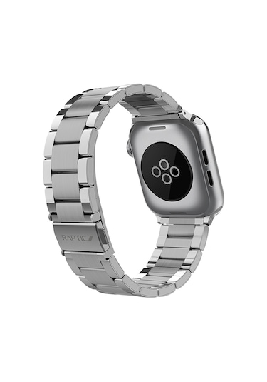 Watch 44mm Uyumlu Metal Kordon Raptic Citizen Serisi Gümüş