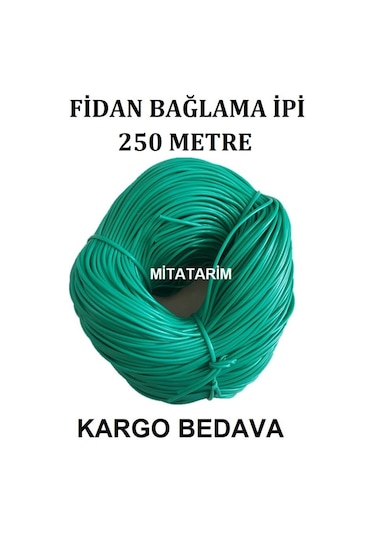 Elastik Fidan Balama İpi - 250 M - Bitki Bağlama İpi