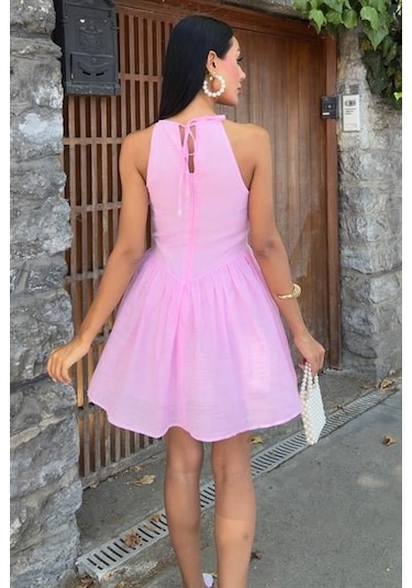 Emh Store Galezzo Mini Elbise 2908 Pembe