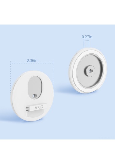 Neevoyu İphone 12/13/14 Serisi İçin Manyetik Telefon Tutucusu, 1/4 Vida Deliği İle Mac Kamera Dönüştürücü - Vrıg Mg-12