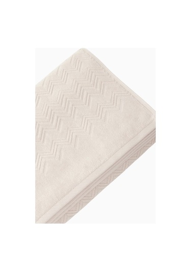 Missoni Zigzag Desenli %100 Pamuk Banyo Havlusu, Bej