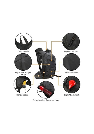 Electronıc Outlet Spor Sırt Reflektörlü Outdoor Gri Fonksiyonel Çok Bölmeli Çantası 2l Up Çok Renkli