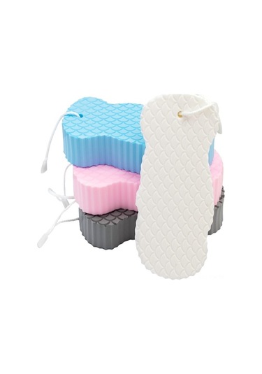 Fortunelane 2 Adet 3d Duş Sporu - Yumuşak Pva Deri Ölü Hücrelerini Temizleyen Kuru Cilde Uygun Gelen Alet Diğer