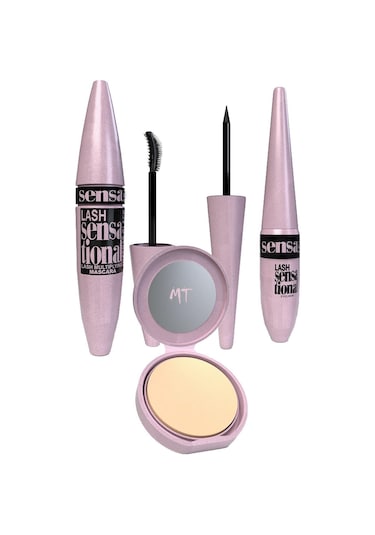 Mt 3In1 Lash Sensational 3Lü Set Maskara + Dİpliner + Pudra