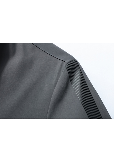 Sımıcg Erkek Çift Taraflı Dolgulu Ceket - Haki Bej - Beyaz