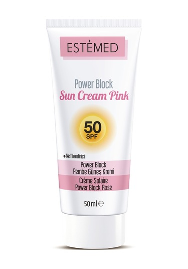 Estemed Power Block Sun Pink Koruyucu Güneş Kremi SPF50+ 50 ML