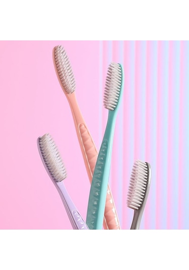 Yetişkin Diş Temizliği İçin Süper Yumuşak Kıllara Sahip 1 Adet Ekstra Uzun Kafa Diş Fırçası