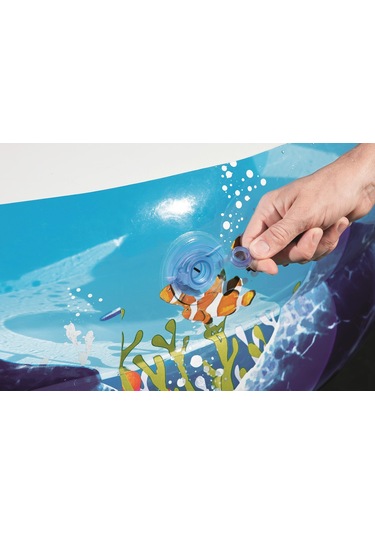 Bestway Desenli Oval Şişme Havuz