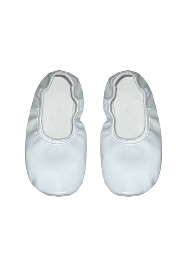 Beyaz Pisipisi Bale Ayakkabısı Bir Beden Büyük Sipariş Veriniz Beyaz