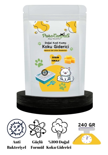 Purecanpati Kedi Kumu Koku Giderici Marsilya Sabun Kokulu