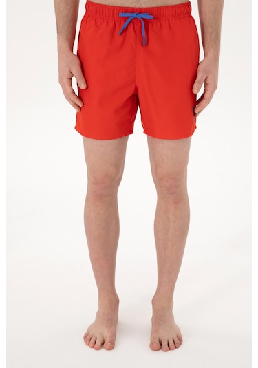 U.s. Polo Assn. Erkek Kırmızı Deniz Şortu 50300020-vr213 Rısk Red