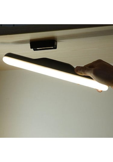 Martı Ledli Aplik Şarjlı Led Işık Mıknatıslı Siyah Hero Led Aplik