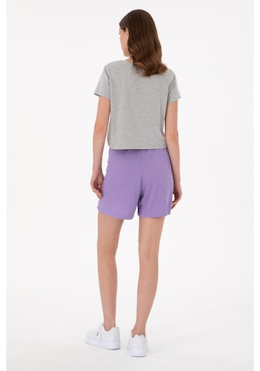 U.s. Polo Assn. Kadın Lila Şort Örme 50285884-vr034 Lila