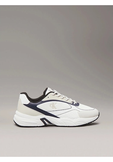 Tommy Hilfiger Erkek Beyaz Kalın Tabanlı Sneaker Çok Renkli