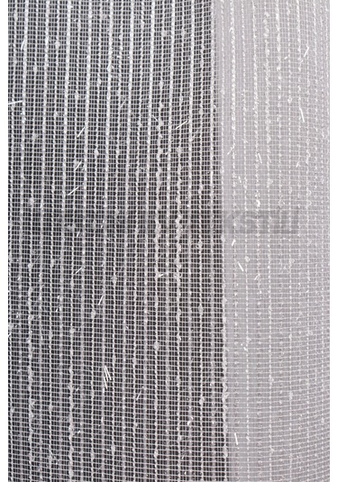 Gümüş Simli Keten Düz Tül Perde Akdz 920