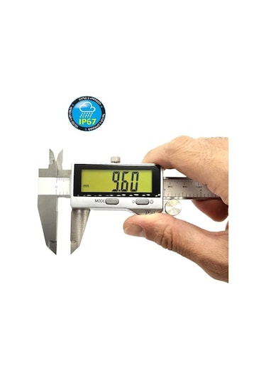 Dasqua 150Mm Su Geçirmez Dijital Kumpas Geniş Ekran